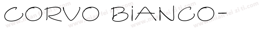 Corvo Bianco字体转换